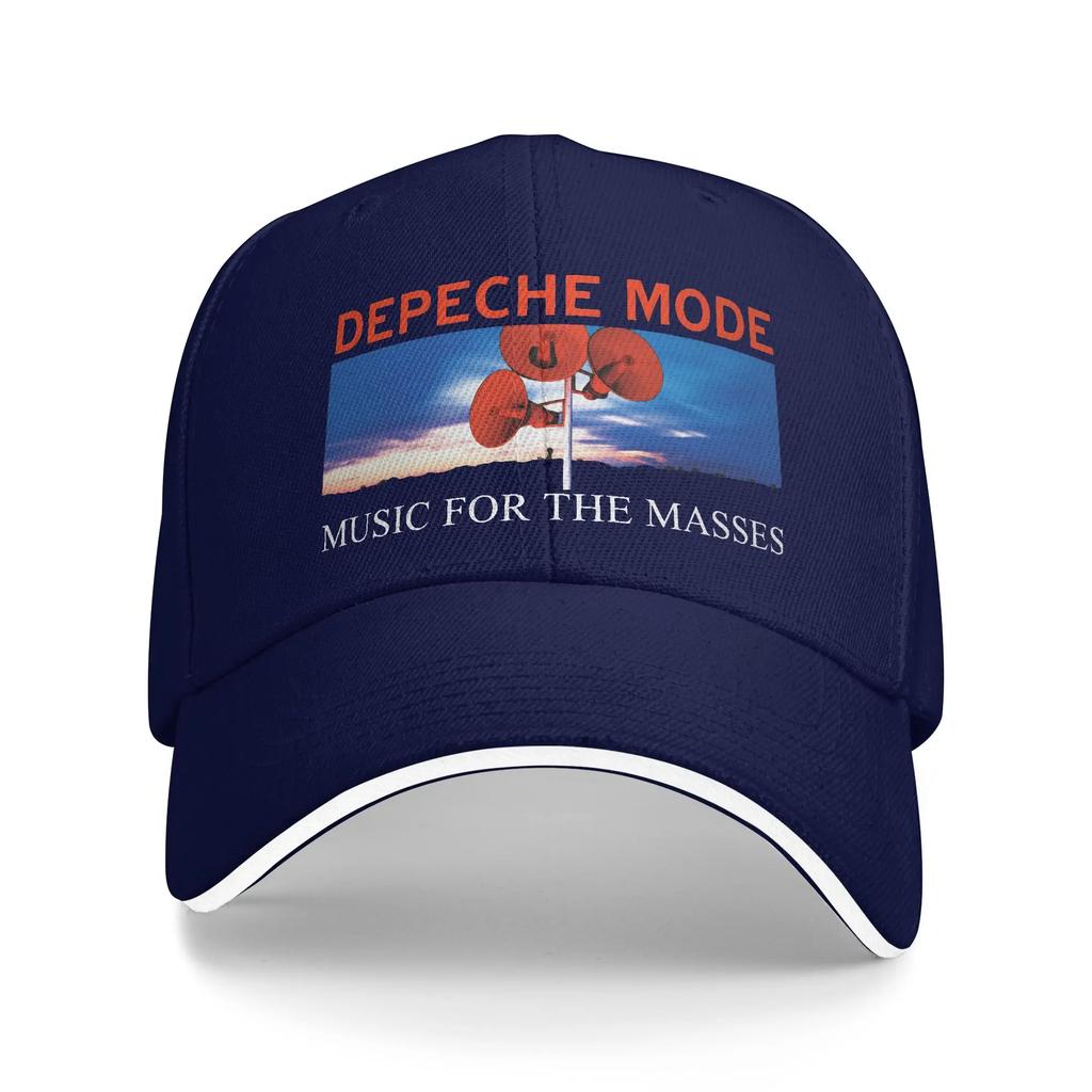 Depeche Mode Music For The Masses Baseballkappe Vintage Trucker-Hut Sommer Partner Damen Outdoor Fitnessstudio Snapback-Kappe
