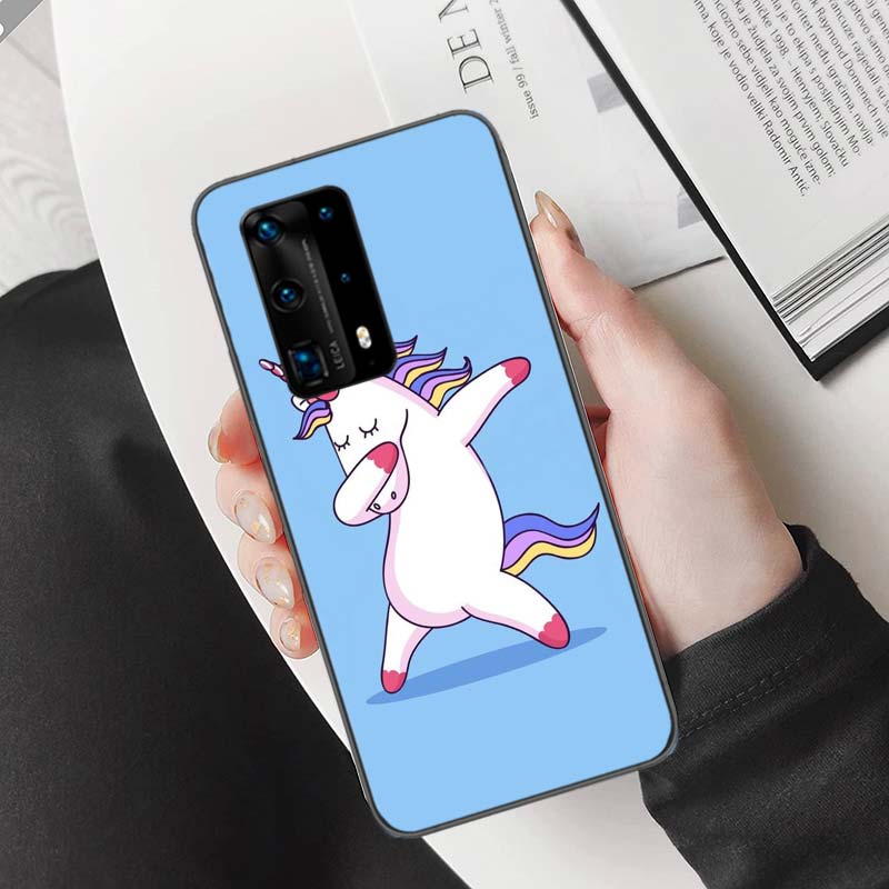 Unicorn Flamingo Phone Case For Huawei Mate 40 30 20 Pro 10 Pro Huawei P50 P40 P30 Lite P20 P10 Lite Cover