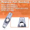 Intake Valve Retainer Lifter Rocker Arm Stem Seal Push Rod For Honda GX160 GX200, Intake Valve, Exhaust Valve, Intake Valve Retainer, Exhaust Valve