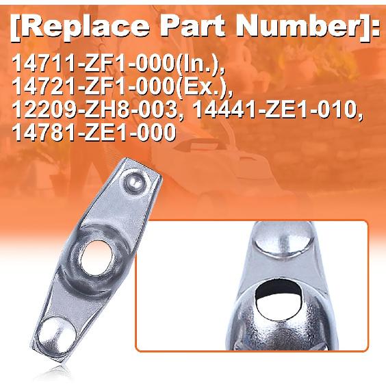 Intake Valve Retainer Lifter Rocker Arm Stem Seal Push Rod For Honda GX160 GX200, Intake Valve, Exhaust Valve, Intake Valve Retainer, Exhaust Valve