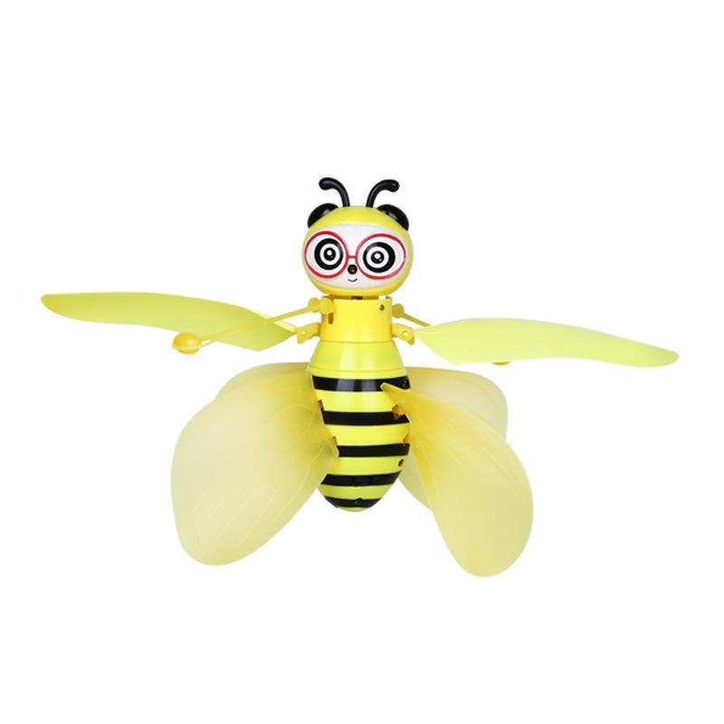 Induction Bee Aircraft Gesture Suspension Luminous Toy Stall Toy Flying Doll