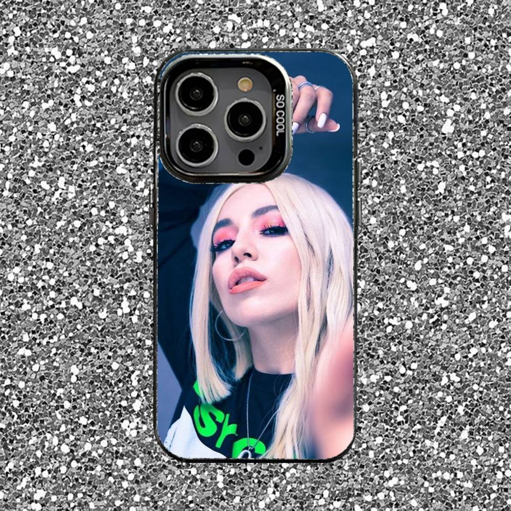 Singer A-Ava M-Max Phone Case For iPhone 16,15,14,13,12,11,Pro,XS,Max,Plus,Mini,SE Black Candy Matte Shockproof Cover