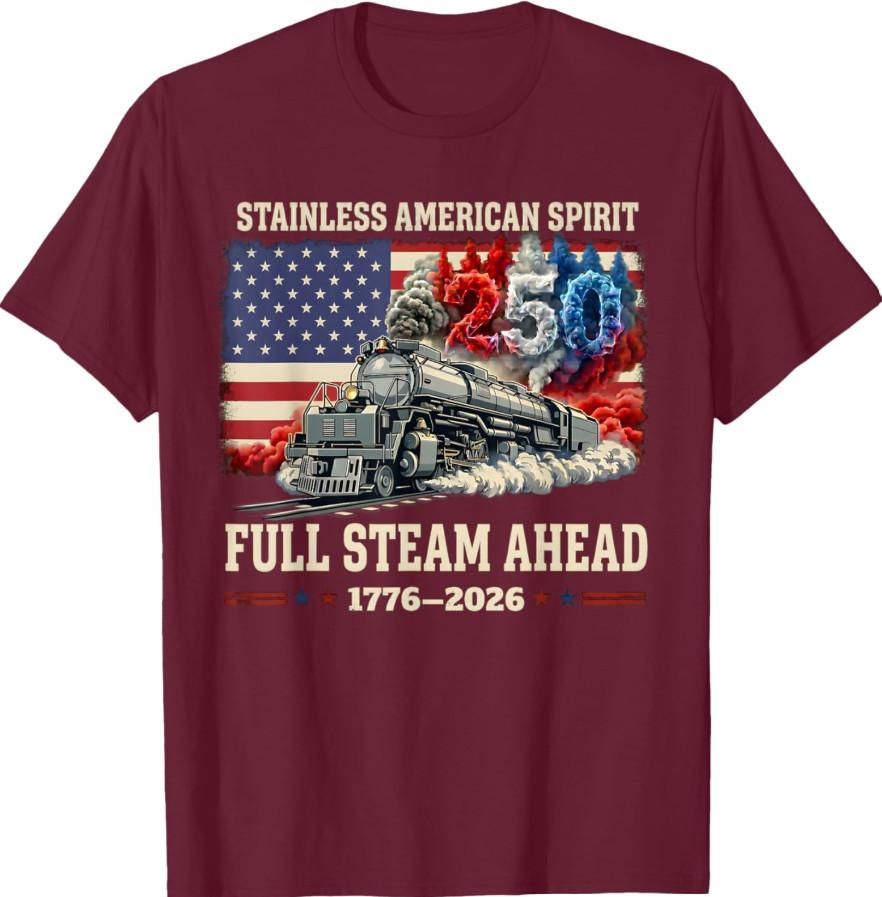 250 Years American Anniversary 1776-2026 USA Flag T-Shirt S разноцветный