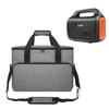 Outdoor Power Station Protective Storage Bag With Double Zipper Pocket Water Resistant Design For Solar Generator