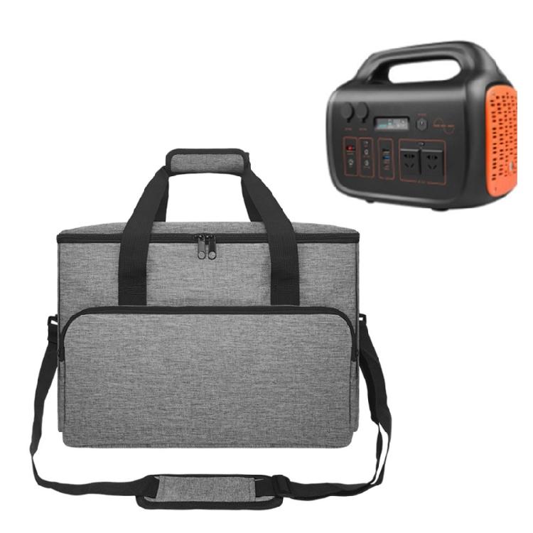 Outdoor Power Station Protective Storage Bag With Double Zipper Pocket Water Resistant Design For Solar Generator