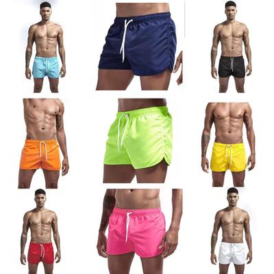 9 Farben Sommer neue Herrenmode Strandshorts Polyester schnell trocknend mehrfarbig Sportquarter für Herrenshorts
