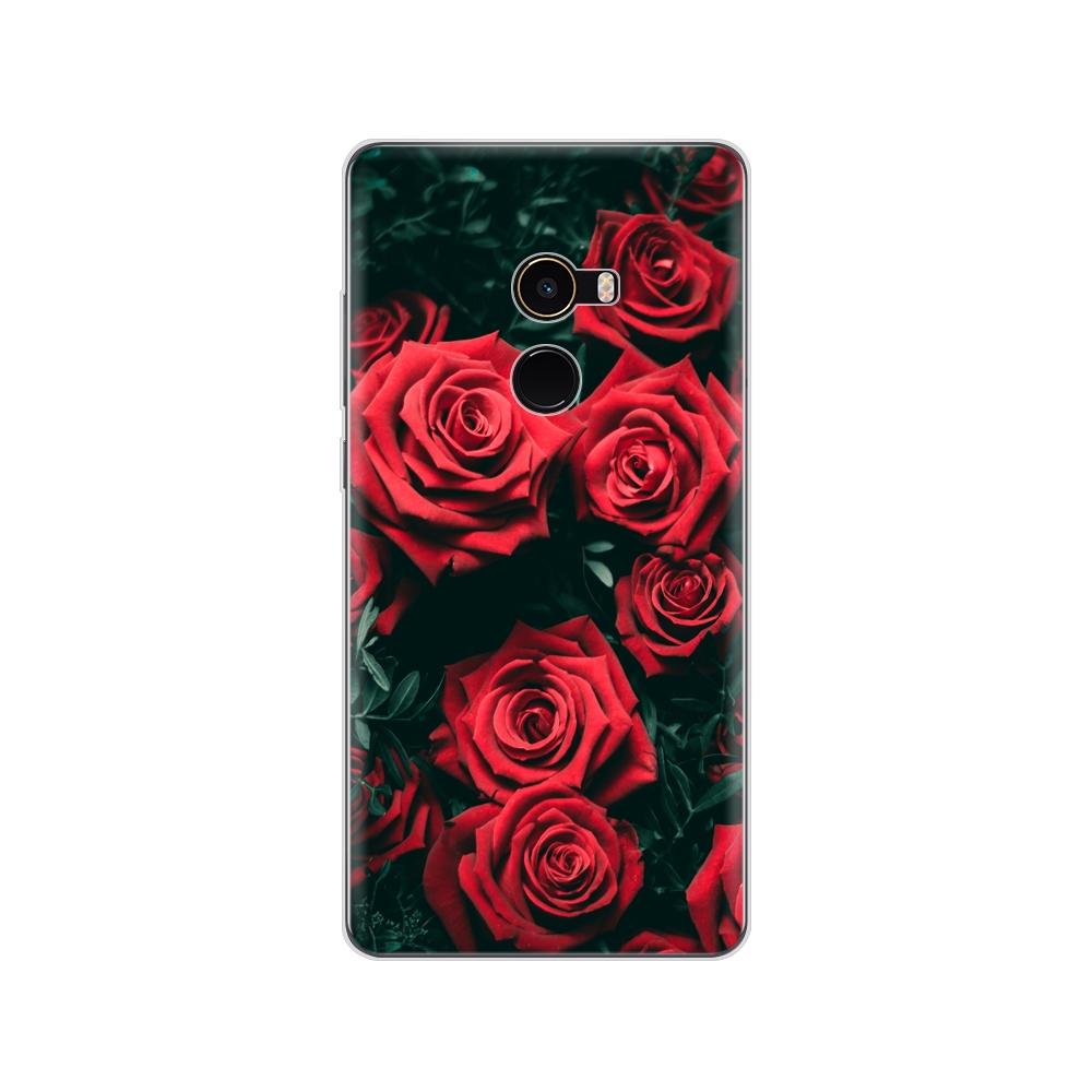 Pouzdro pro Xiaomi Mix 2 Soft Silicon TPU Pouzdro pro Xiaomi Mi Mix 2 Mix2 Zadní kryt Ochranný zadní kryt Transparentní Coque Shell