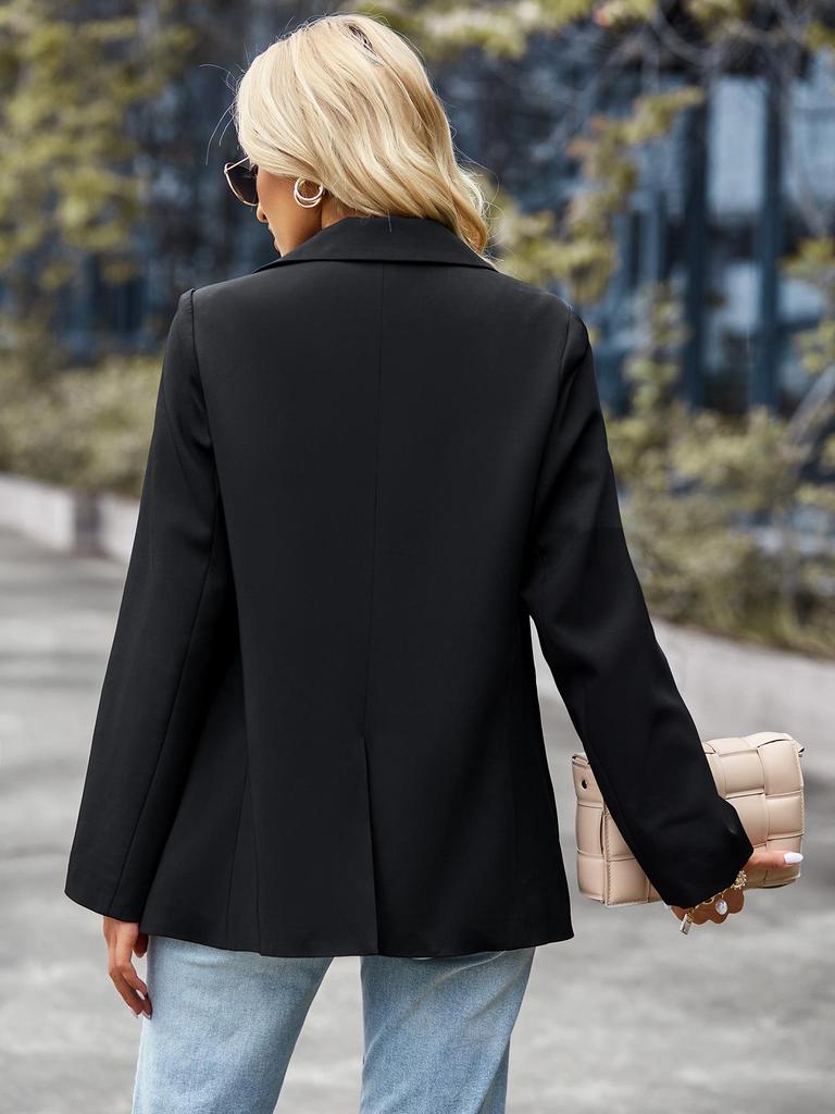 Women's Winter 2025 Short-Sleeve Casual Blazer: Versatile Professional Outerwear