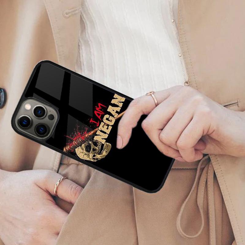 The Walking Dead Negan Magnetic Phone Case For APPLE iPhone 17 Air 16 14 13 12 Pro Max 15 Plus Wireless Charge MagSafe Cover