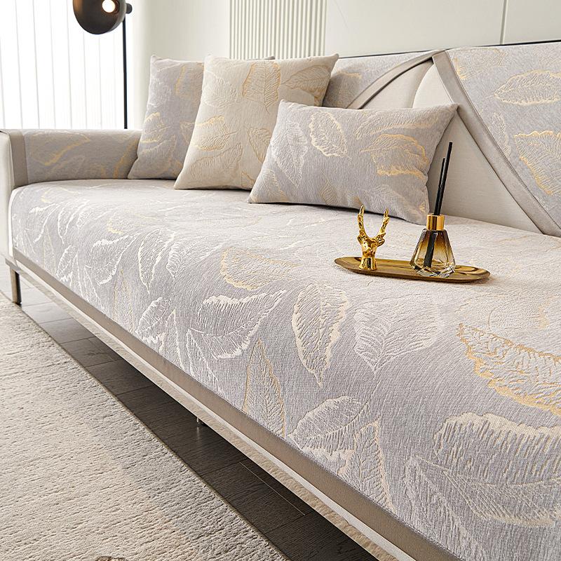 

Leather Sofa Cushion Is Universal In All Seasons, Light Luxury And High-End New Non-Slip Seat Cushion Cover Cover Cloth Towel 70*70cm