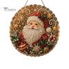 Winterfest Partyzubehör Weihnachten Kunst-Set mit Kunstperlen, DIY Strassstein-Edelstein-Malerei Basteln, Nikolaus Baum Wandbehang Ornamente Socke