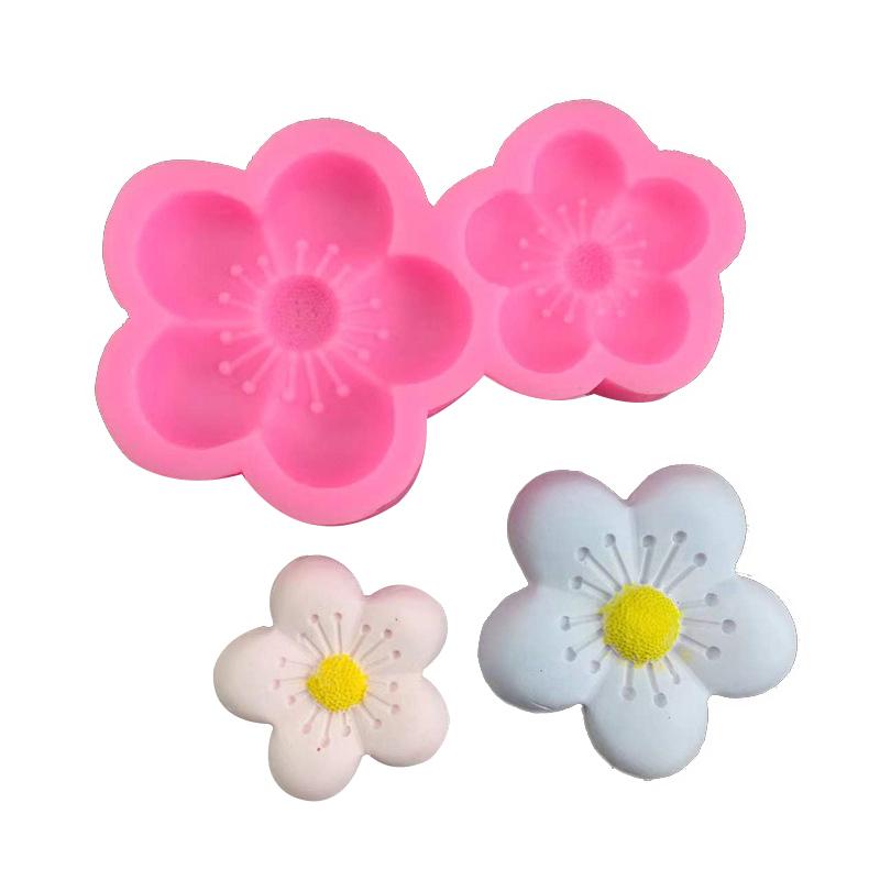 Tipuri Înflorire Floare Formă Moale Silicon Fondant Ciocolată Decorație