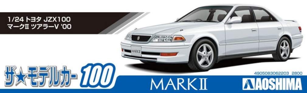 Modelul de mașină Toyota JZX100 Mark II Tourer V Model plastic nr.100 1/24 '00