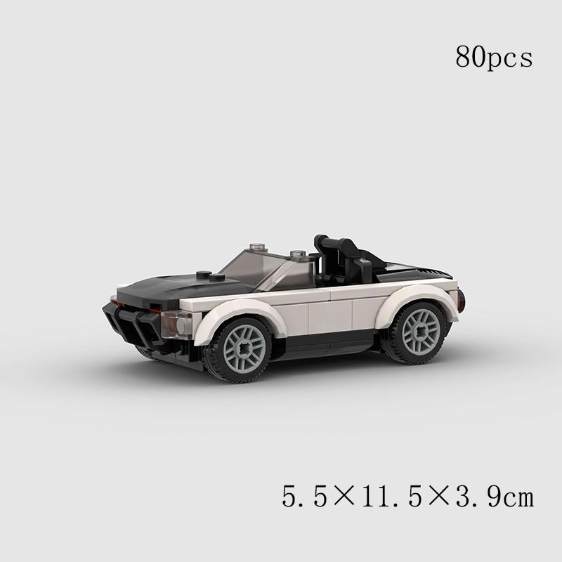 

MOC Speed City Super Racer модель старої машини Будівельні блоки спортивні Набори Чудові гоночні цеглини Технічний Транспорт Різдвяний подарунок іграшка