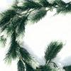 Christmas Garland For Mantle 70 Inch Pine Realistic Pine Garland Mantle Christmas Decorations For Home Decor Indoor Outdoor