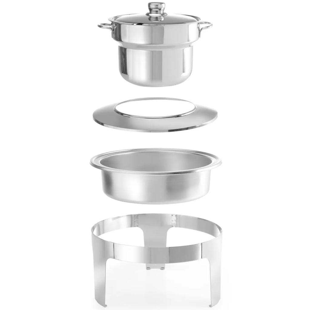 Soup Candle Paste Warmer, Polished Steel, 10L