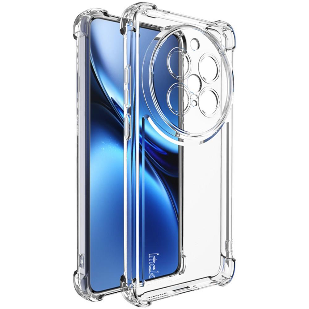 

For vivo X200 Pro 5G Case Straight Frame Four Corner Shockproof Clear TPU Cover Style C