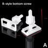 Toilet Lid Hinge Repair Bolts Accessories Screws Washers Set Universal Replacement Toilet Lid Set Screws
