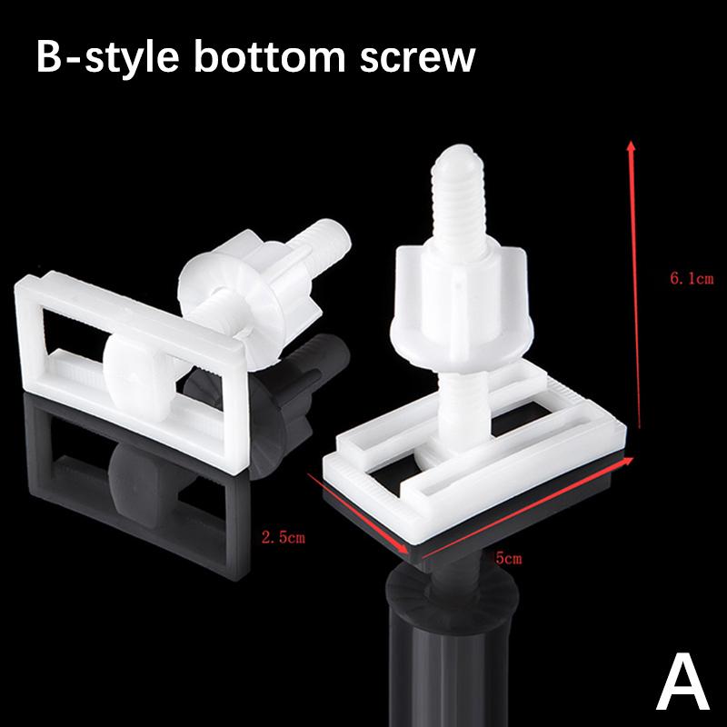 Toilet Lid Hinge Repair Bolts Accessories Screws Washers Set Universal Replacement Toilet Lid Set Screws