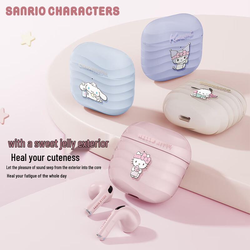 Sanrio Character Half-In-Ear Wireless Bluetooth Earbuds