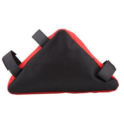 Quick Relse Front Saddle Cycling Bike Accessories Top Tube   Tool Bag (Black&Red)