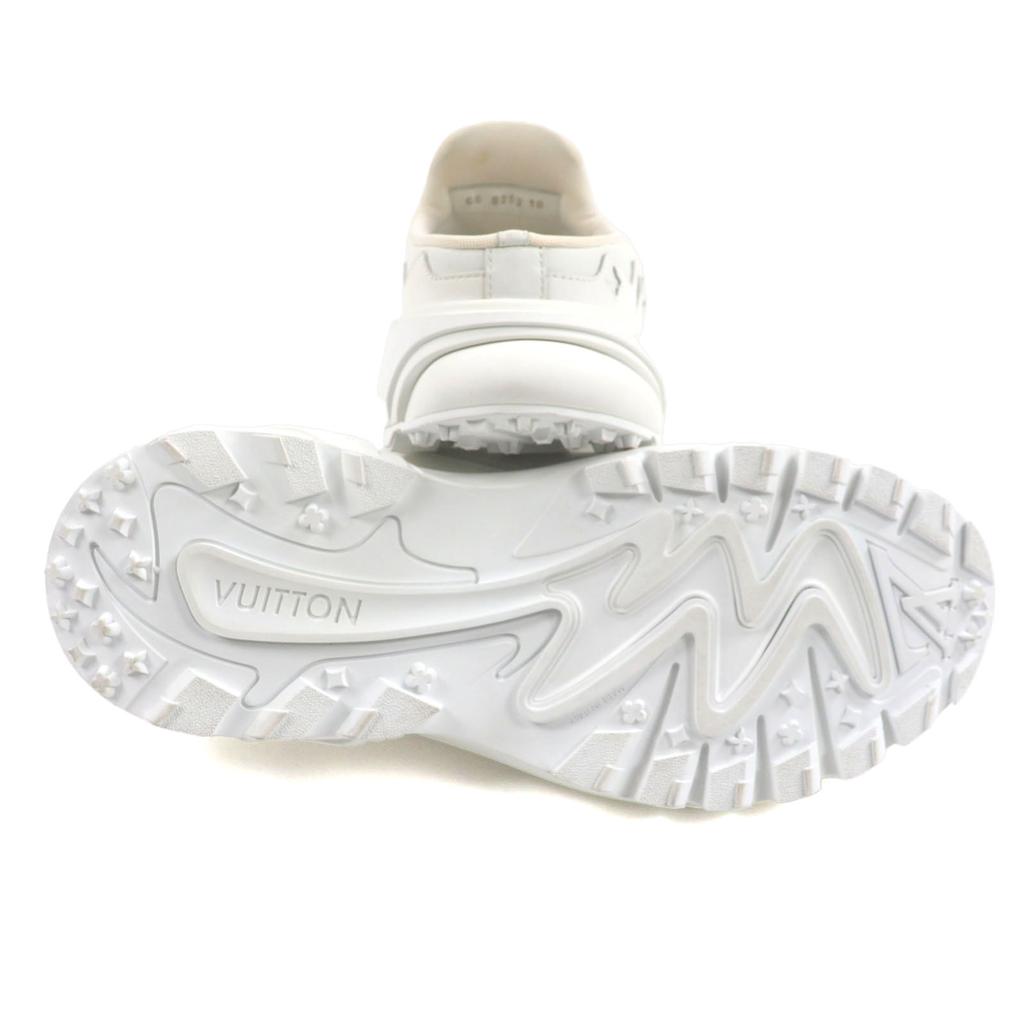 Louis Vuitton Sandalen tatic line Slip-on Sneaker weißes Leder Herren 10 Gebraucht