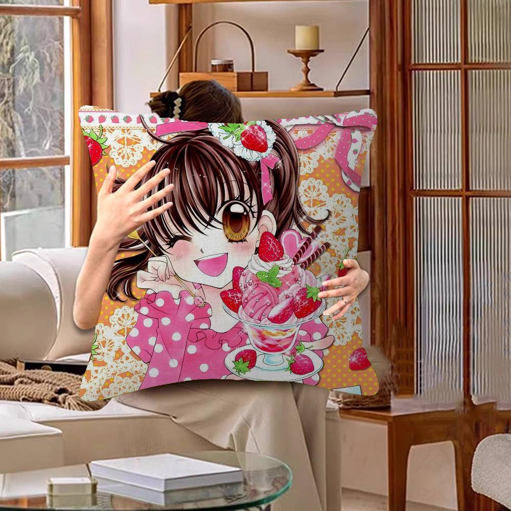 Anime Yumeiro Patissiere Cushion Cover Pillow Cover Decor Pillowcase Printed Cushion Case For Couch