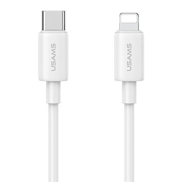 Usams Ład. Siec. 1Xusb-C T65 Pd20Wpd Fast Charging Us-Cc226 + Kabel Usb-C/Lightning Us-Sj712 30W Biały/White Yi Series Oyxltz02