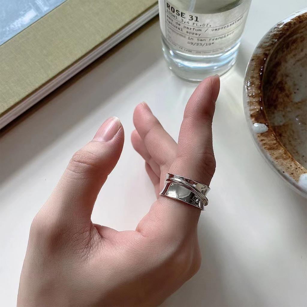Vintage Wide Face Ring Ladies Stress Relief Ring Ladies Ring