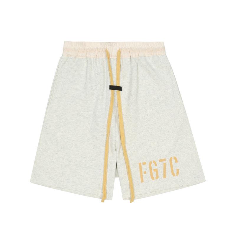 FOG ESSENTIALS Unisex Loose Silicone Print Casual Shorts