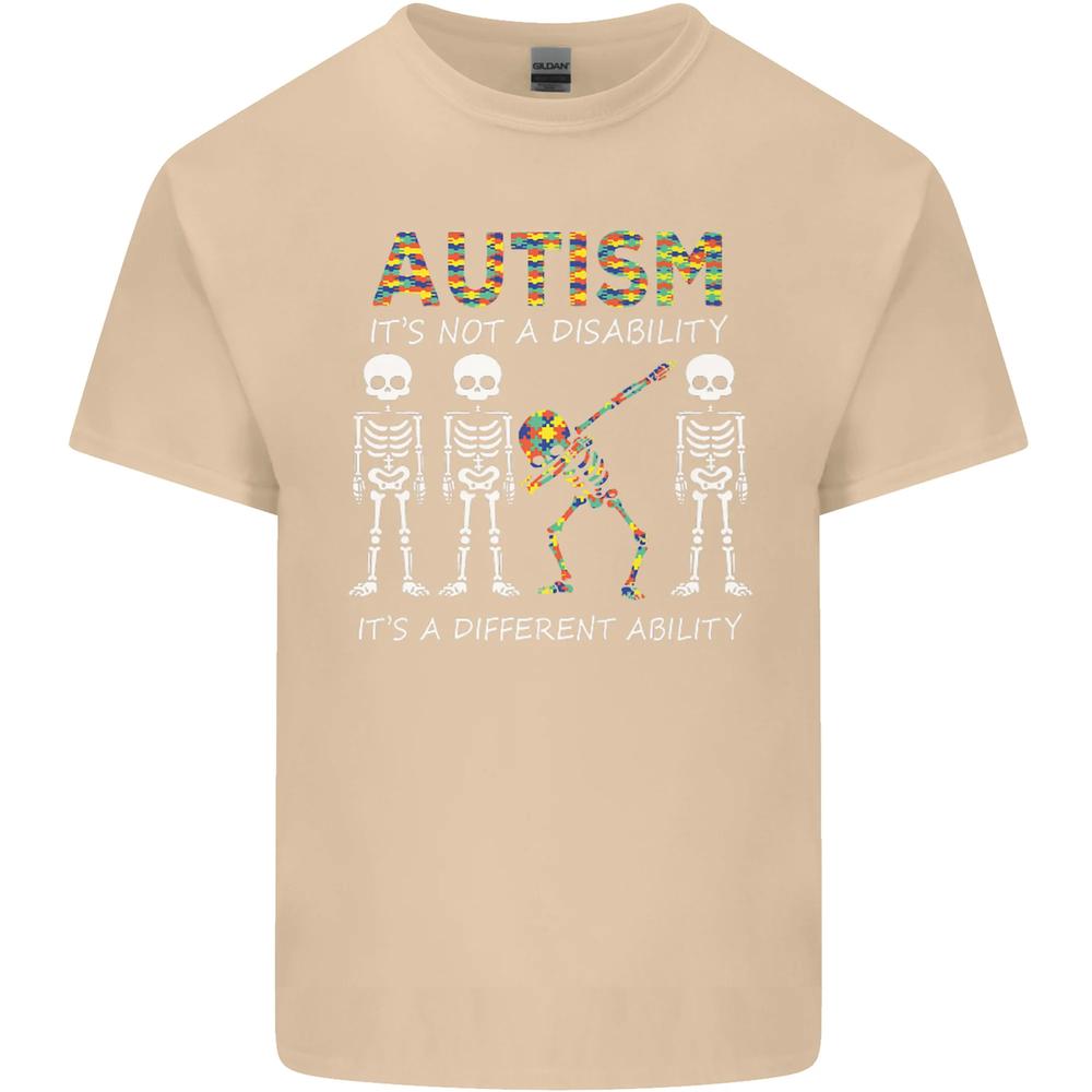 Autism A Different Ability Autistic ASD Unisexs Cotton TShirt Tee Top