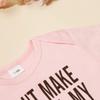 Cute & Comfy Cotton Short Sleeve Baby Jumpsuits With "DON'T MAKE ME CALL MY MIMI" Funny Print