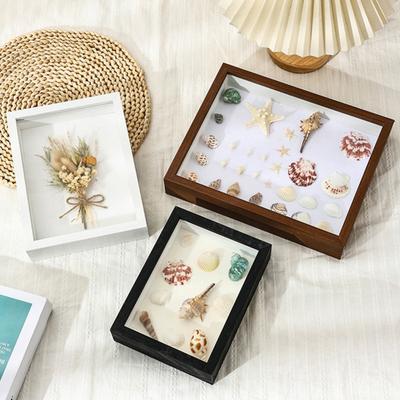 Creative Hollow Dried Flower Plant Photo Frame Handmade DIY Display 3D Picture Frame Deep Large Shadow Box Display Case