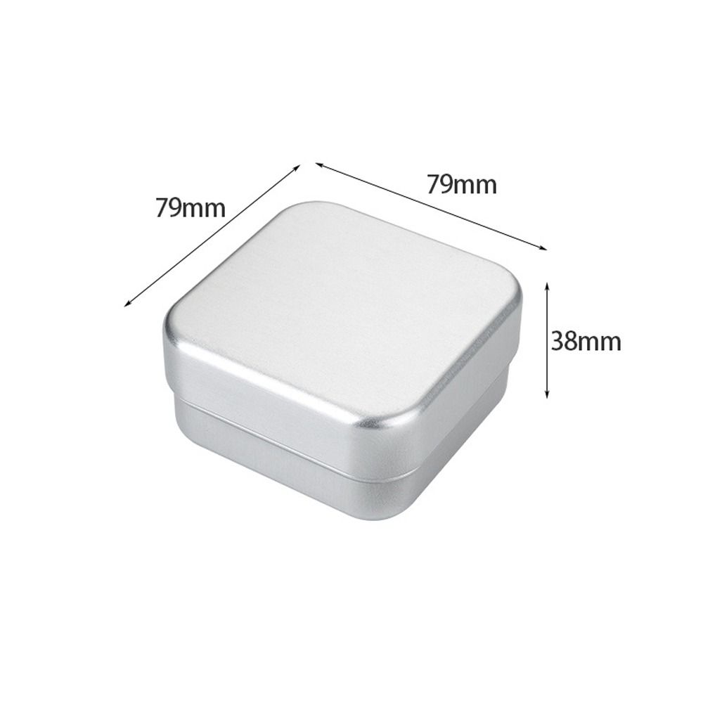Portable Aluminum Drain Box Double-layer Travel Water Filter Soap Box Square Storage Container