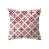Christmas Theme Snowflake Print Pattern Cushion Cover Home Living Room Sofa Decoration Pillow Pillow Cover