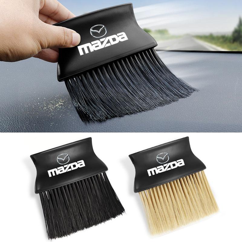 1Pcs Car Dedusting Brush Air Outlet Cleaning Brush for Mazda 3 6 CX5 2 CX3 CX9 MX5 RX8 Axela Demio Atenza MS IUE2