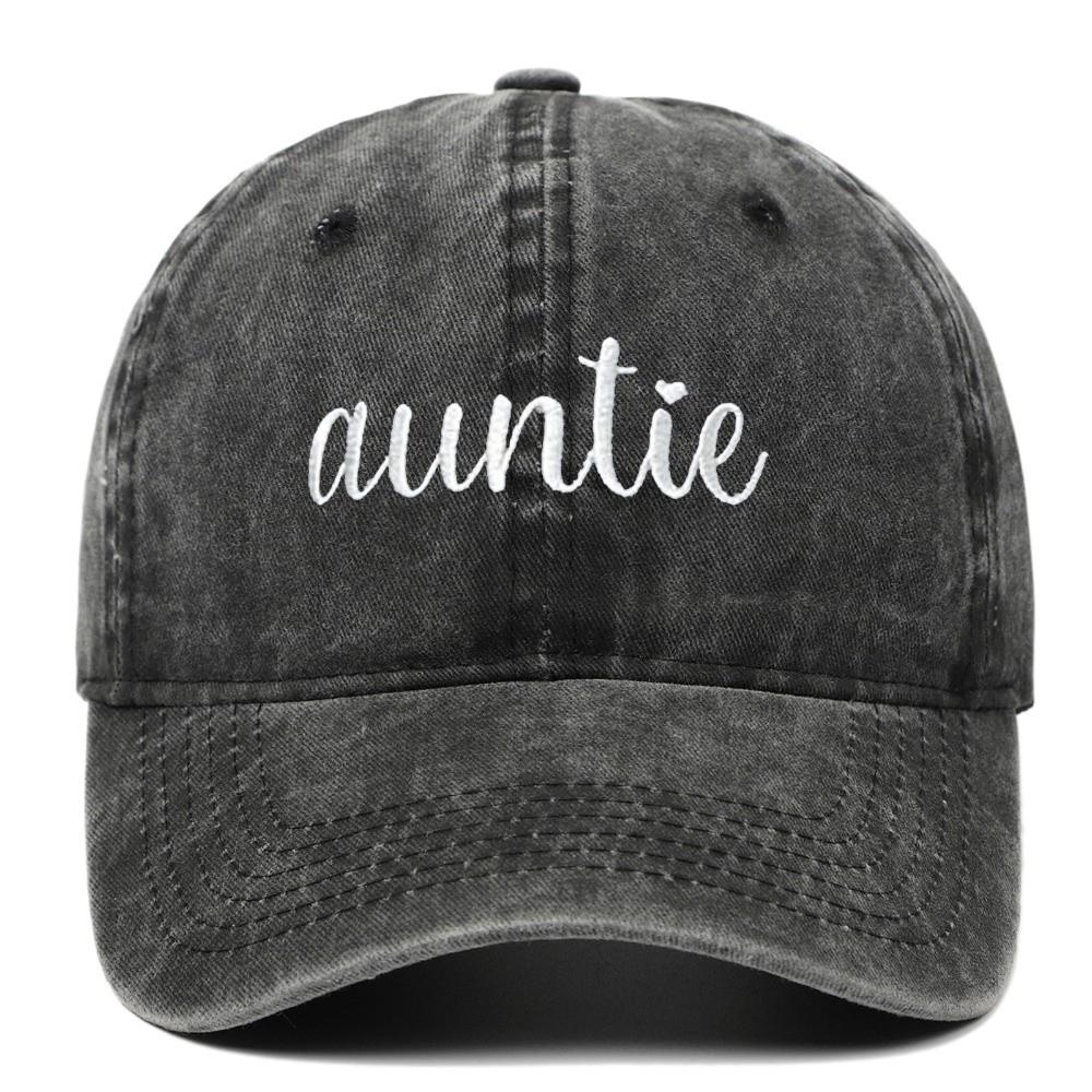 Washed Cotton Embroidery Baseball Cap Vintage Baseball Cap Fashion Couple Baseball Hats