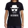 Men Fashion Casual Top Quality Short Sleeve 100% Cotton Loose Heisenberg PrintedTshirt Casual Mens Tshirt Cool Summer Men Tshirt