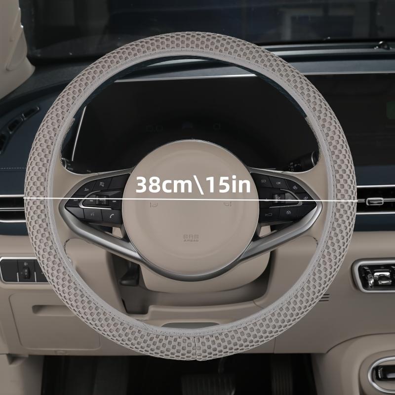Automobile Universal Steering Wheel Cover 3D Massage Net Non-slip No Inner Ring Elastic Handle Cover