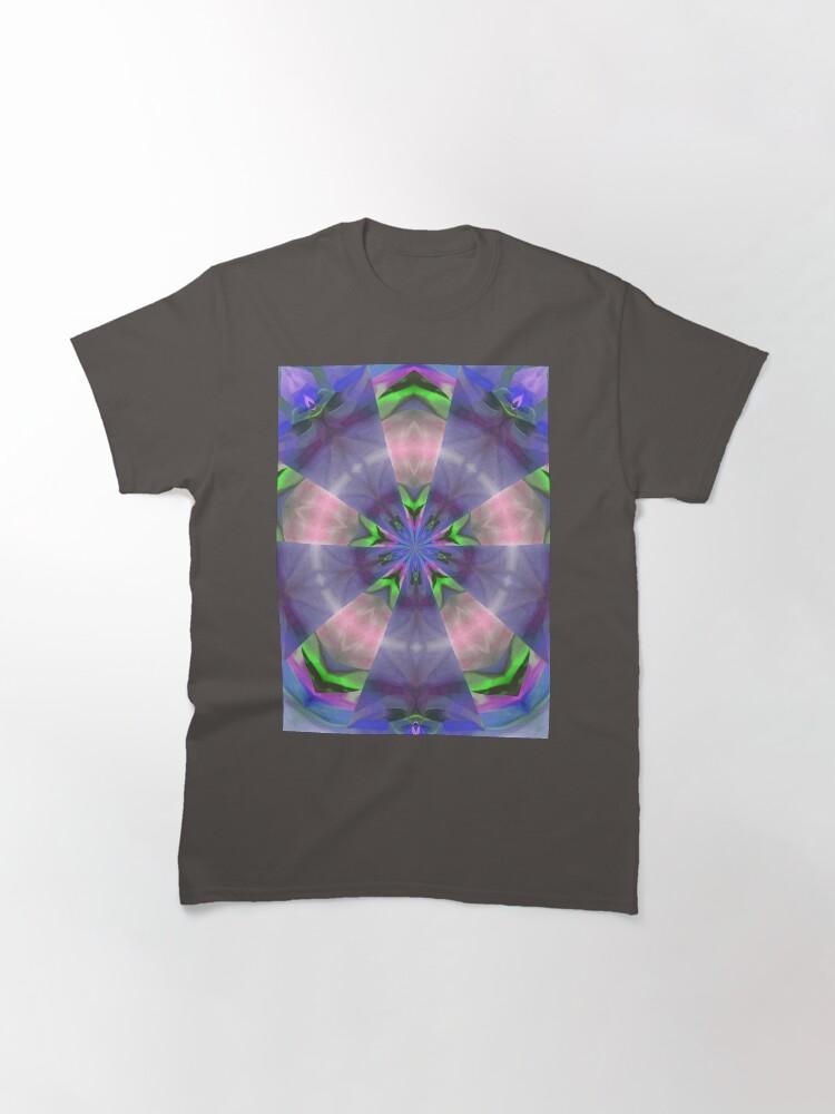 Pentangle Pastel Shades Multicolored Kaleidoscope Pentangle Pattern 9 Classic T-Shirt