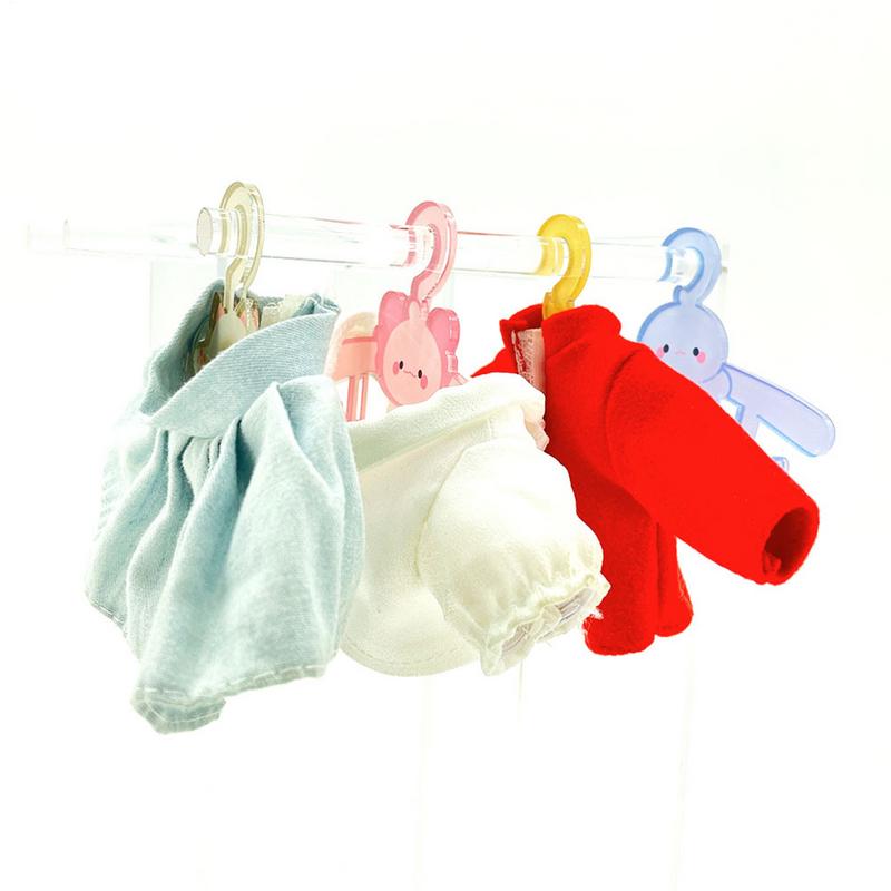 Dog Hangers For Clothes Doll Outfit Hanger Acrylic Pet Garment Rack Organizer For Gown Dress Outfit Dresses Pants Shirts Skirts