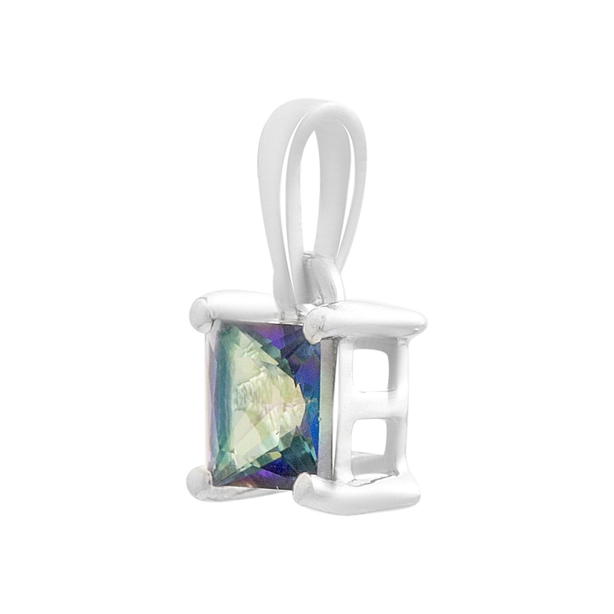 

Silver pendant with mystic topaz 0.5ct (2203766) різнокольорові кольору