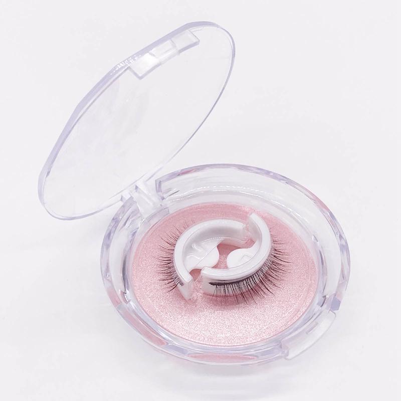 1Pair Reusable Self-Adhesive False Eyelashes Natural No Need Glue Waterproof Eyelash Extension Daily Makeup Tools