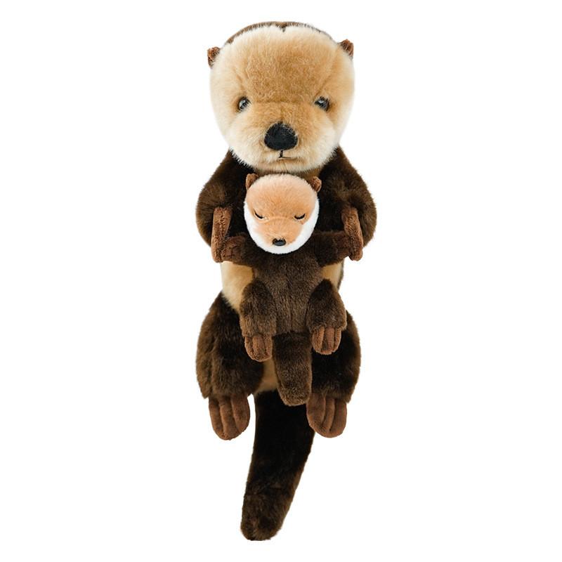 Kids Plush Otter Doll With Pp Cotton Filling Suitable For Gifts And Playtime
