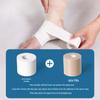 White Cotton Sports Tape: Wrist & Ankle Support with Serrated Edge.