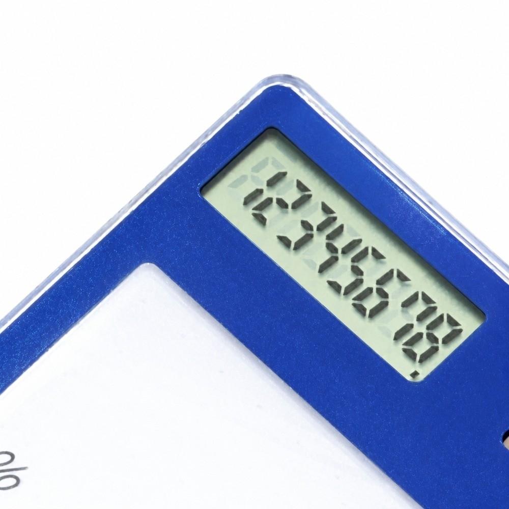 Slim Shape Touch Screen Calculator Clear Shell Transparent Calculator Office Supplies