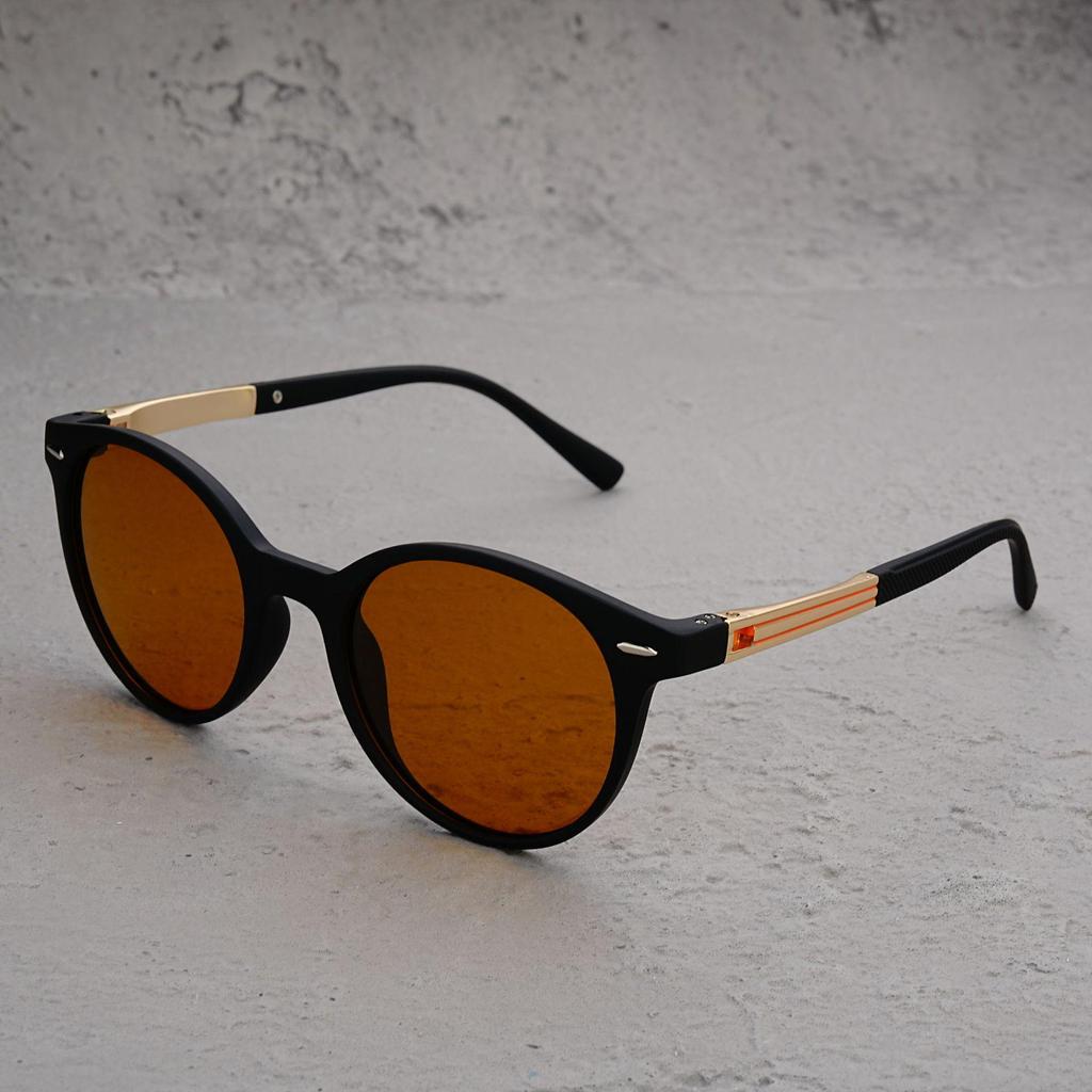 2025 Sporty Polarized Round Sunglasses for Outdoor Fishing, Driving & Sun Protection