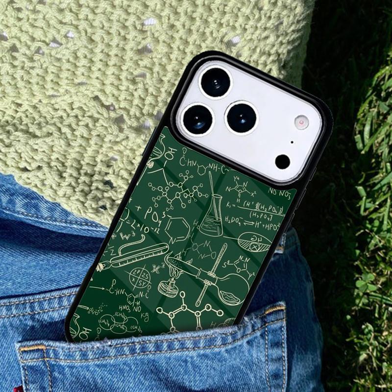 Chemistry Laboratory Seamless Phone Case Cover for IPhone 11 12 13 14 15 16e 17 Pro Max Coque for IPhone 17 Air