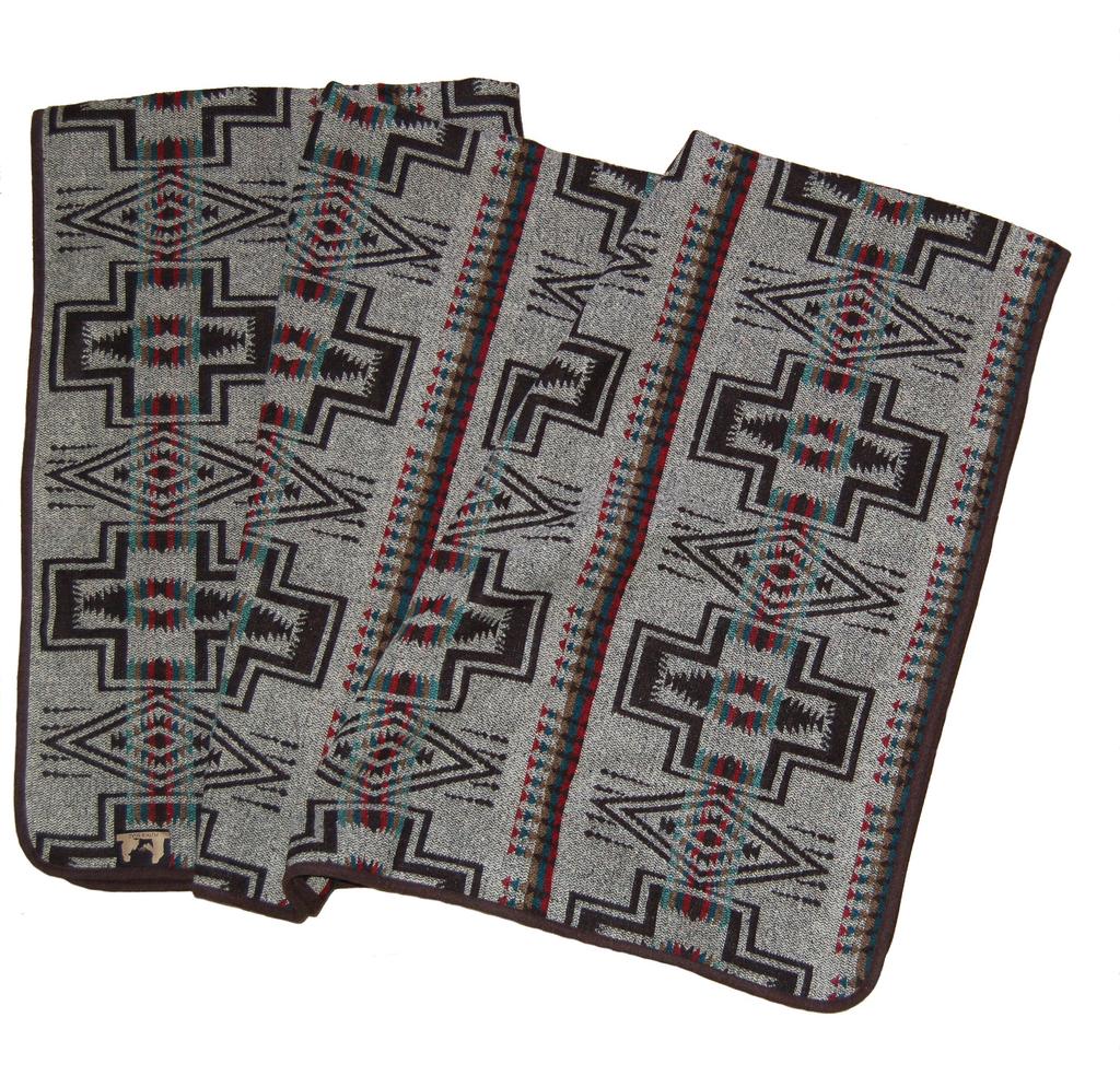Ruth and Boaz Ethnic Native Print Blanket Rug (P) B-Beige (148cm X 143cm) (B-beige, Normal)