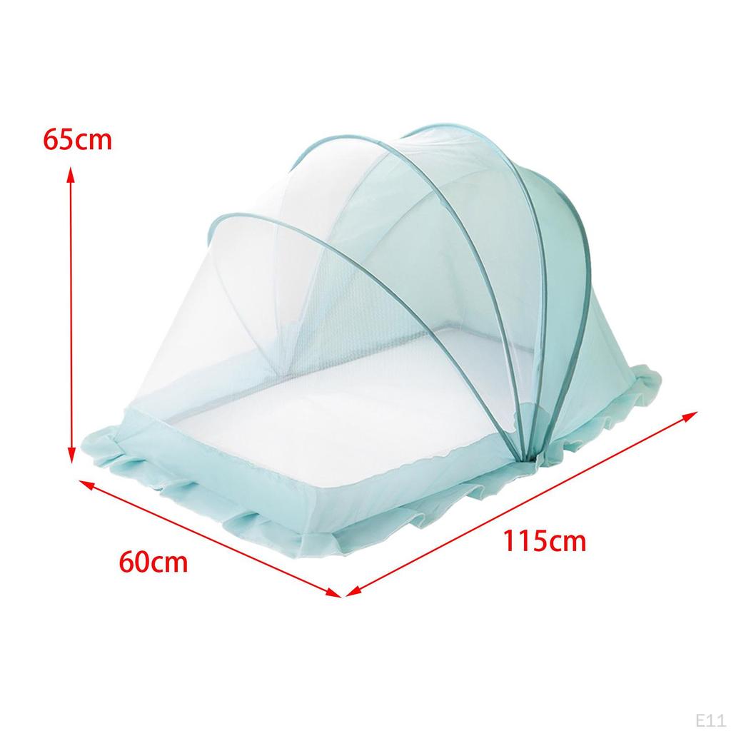 Crib Net Cover Multifunctional Washable Easy to Assemble Portable for Kids Newborn Sleeping Bed Nets